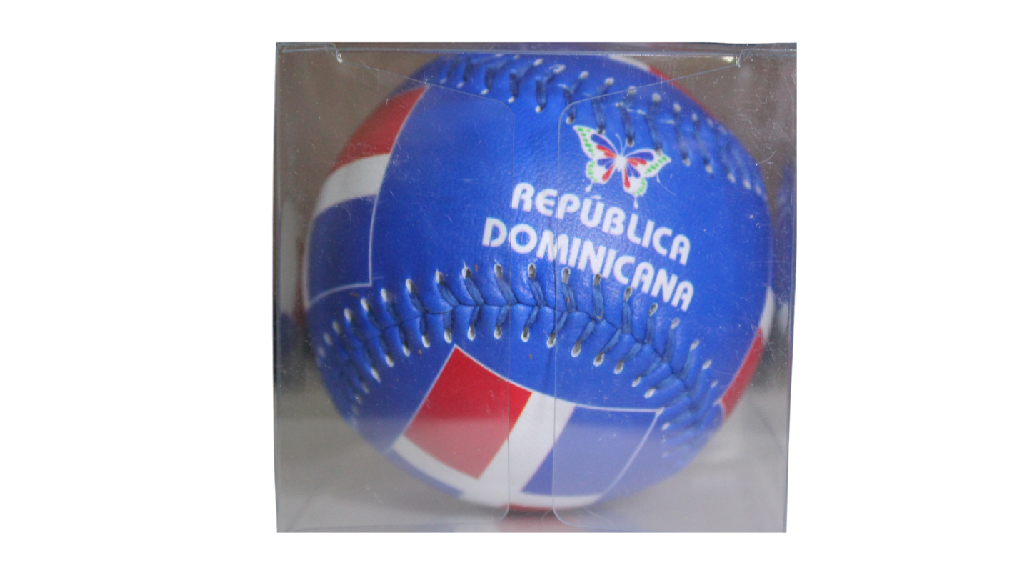 Dominican Flag Decorative Baseball