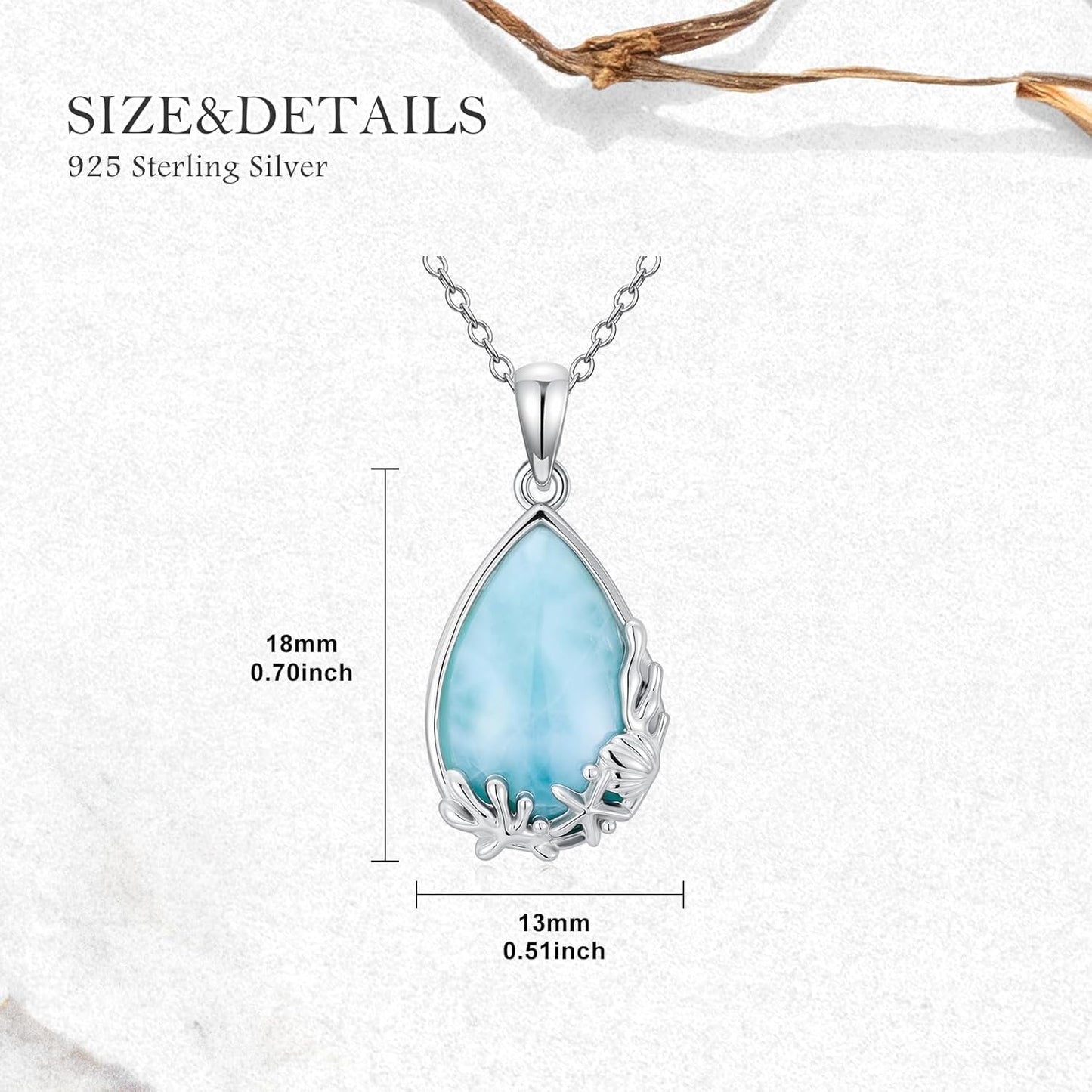 Collana a Stella Marina Larimar | Amazon