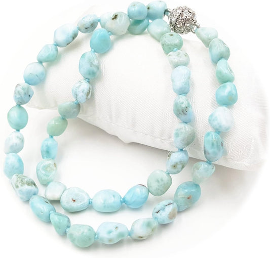 Collana con Perline Larimar 18” | Amazon