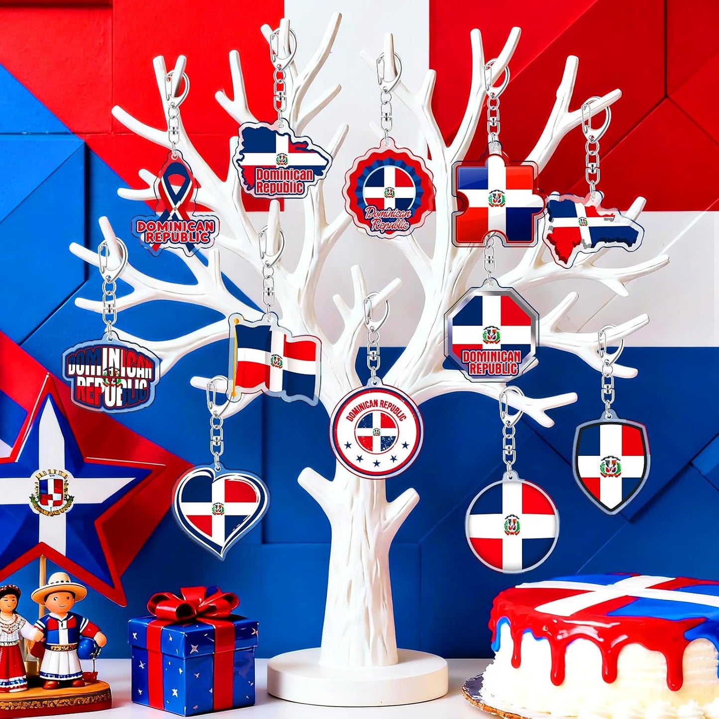 Dominican Keychain Set (24) | Amazon