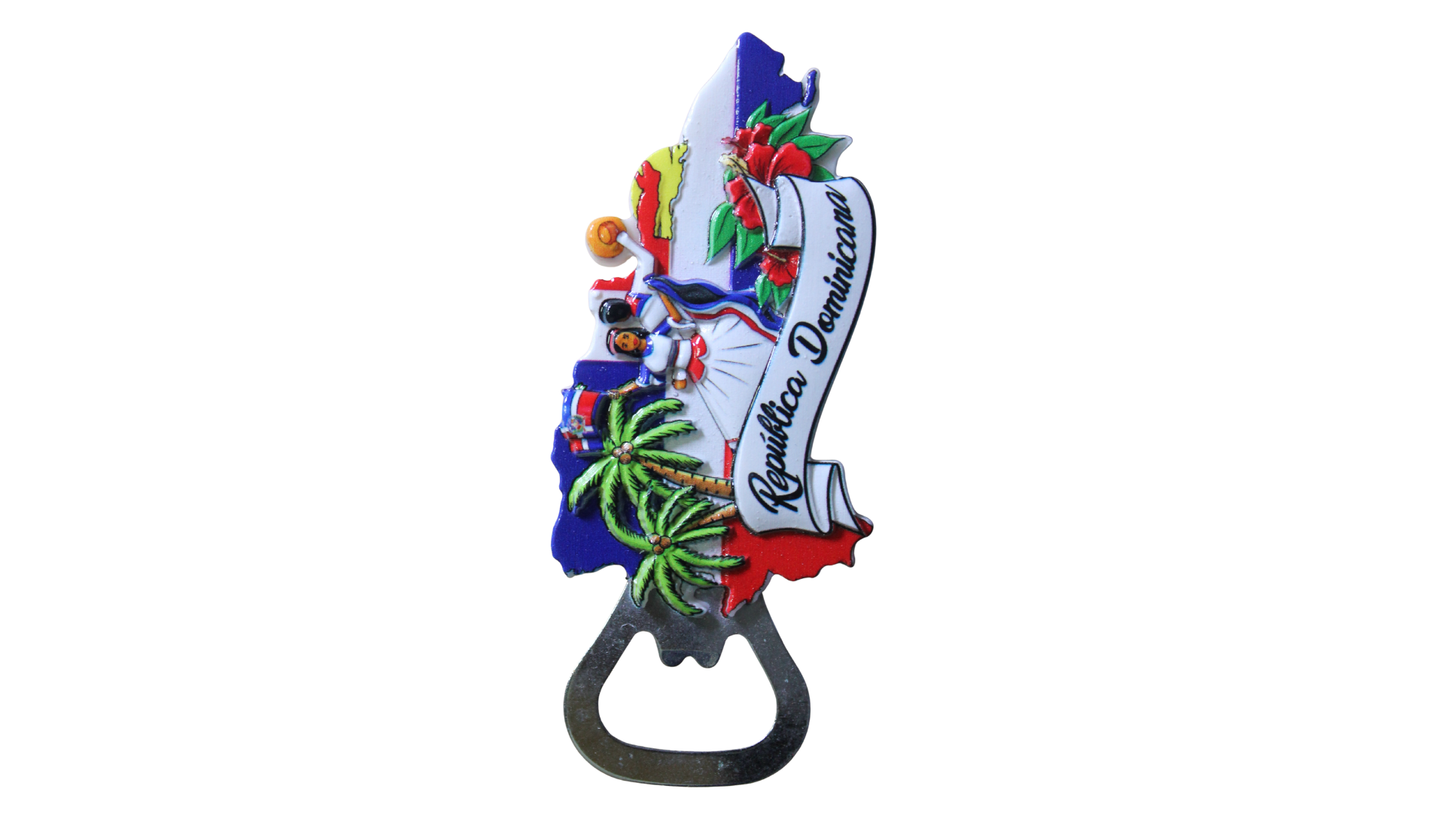 Dominican Island Bottle Opener