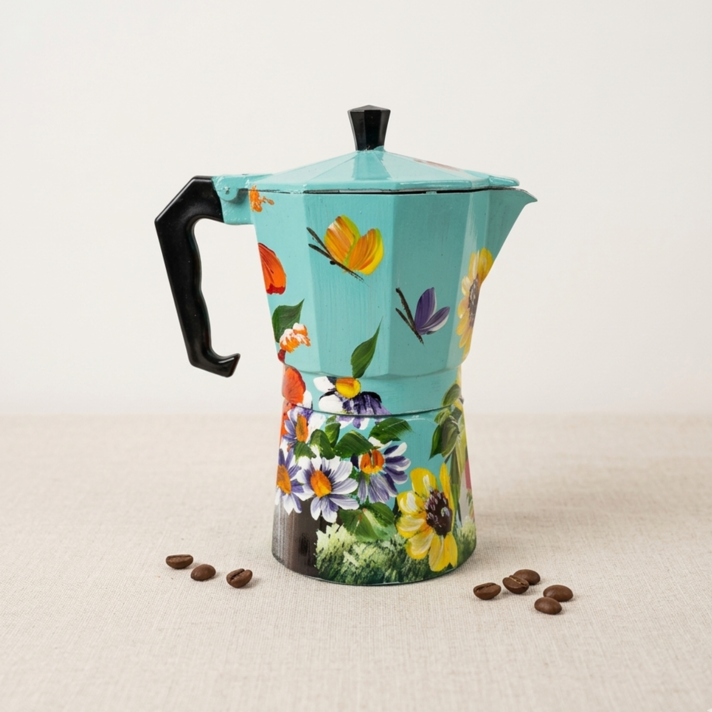 Macchina da Caffè Domenicana Dipinta a Mano