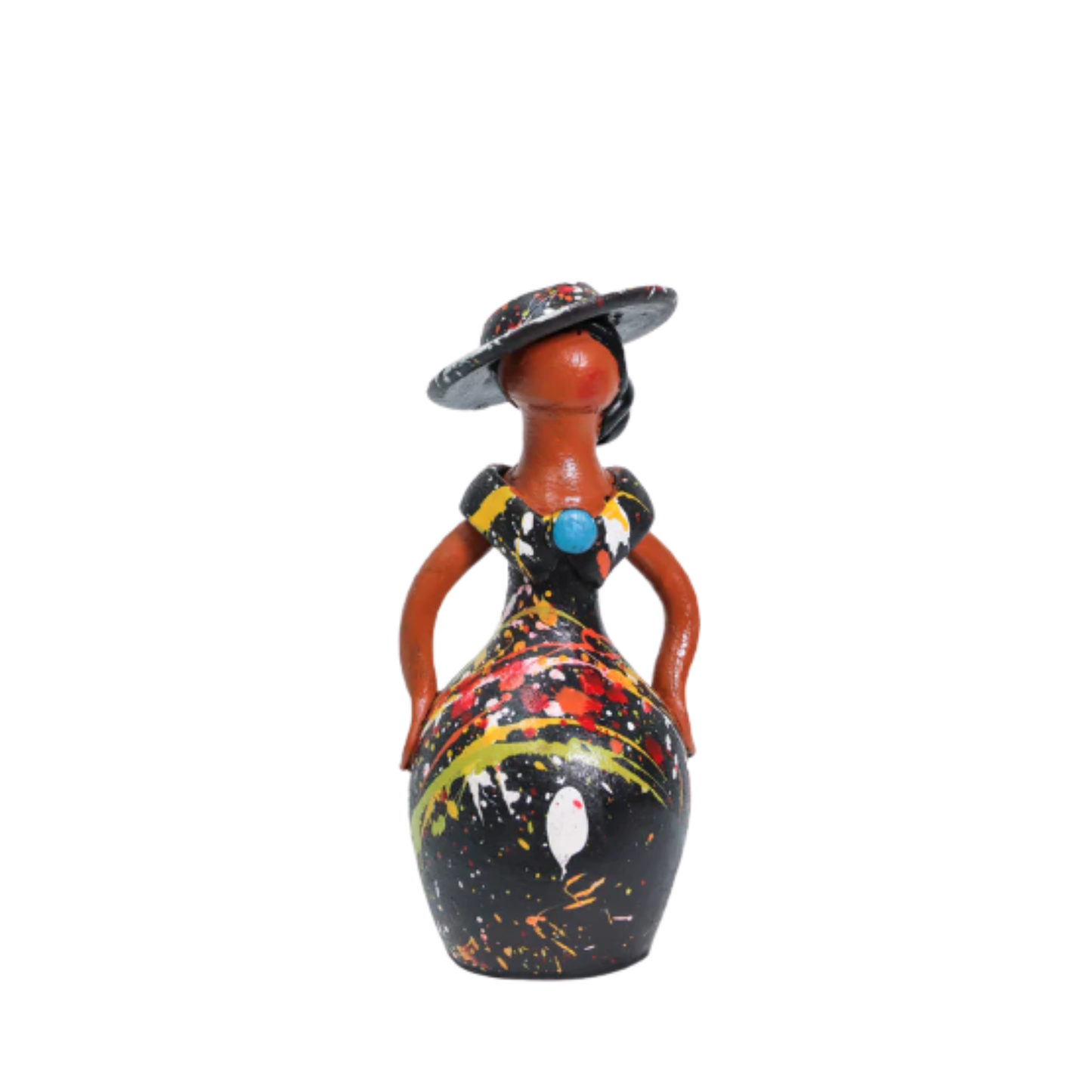 Bambola elegante con cappello