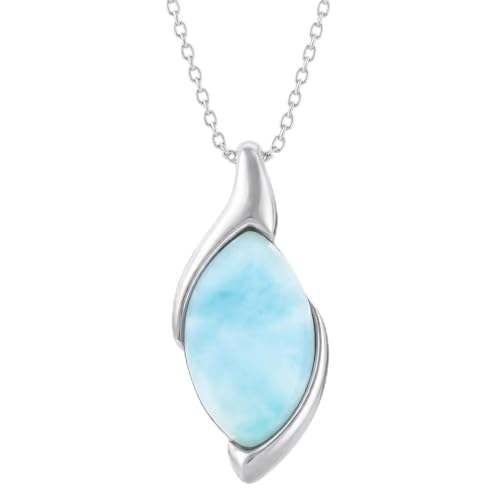 Larimar Pendant Necklace 925 Silver | Amazon