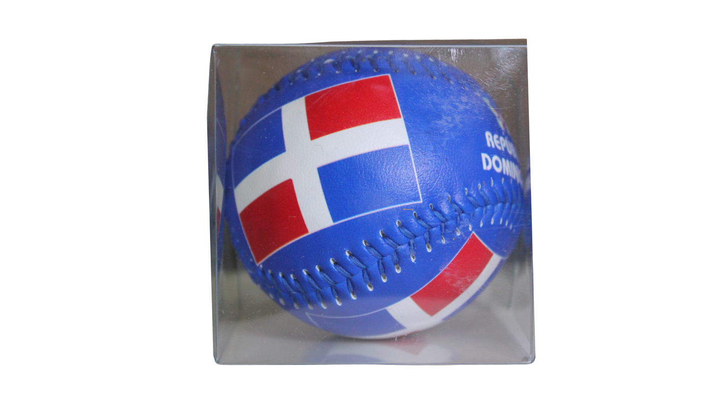 Dominican Flag Decorative Baseball
