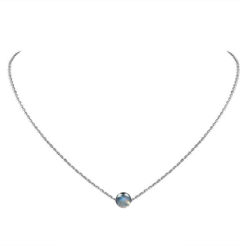 Collana Choker con Perline Larimar in Argento 925 | Amazon