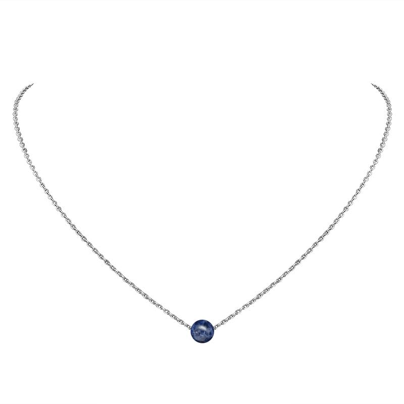 Collana Choker con Perline Larimar in Argento 925 | Amazon
