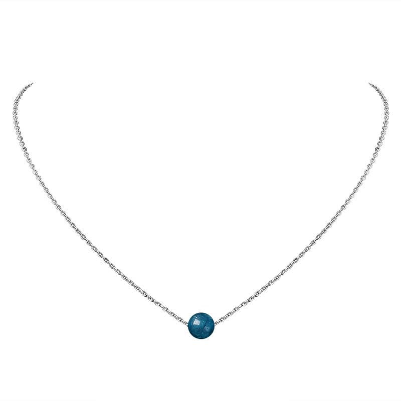 Collana Choker con Perline Larimar in Argento 925 | Amazon