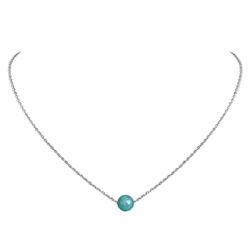 Collana Choker con Perline Larimar in Argento 925 | Amazon