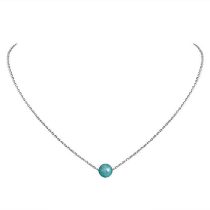 Collana Choker con Perline Larimar in Argento 925 | Amazon