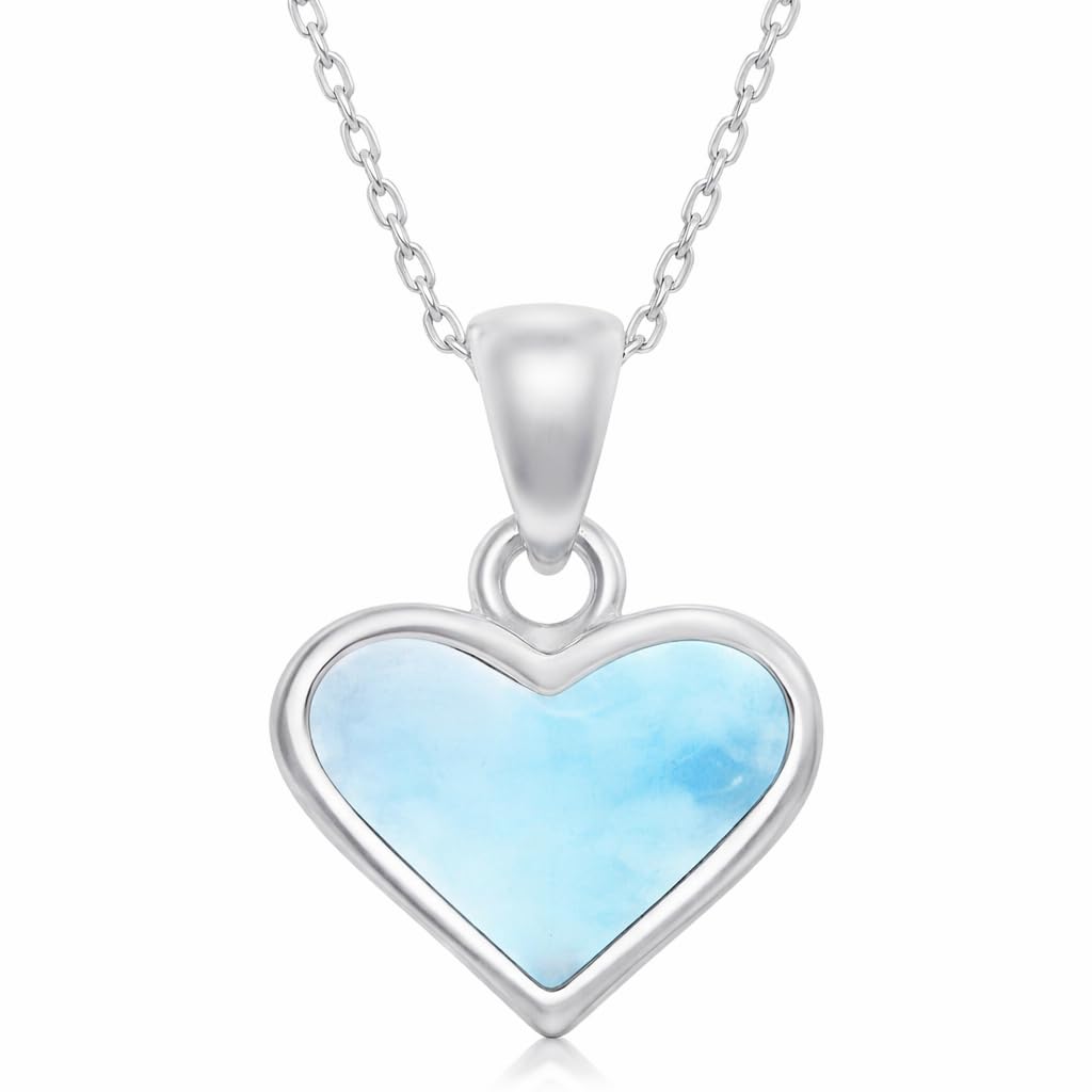 Larimar Pendant Necklace 925 Silver | Amazon