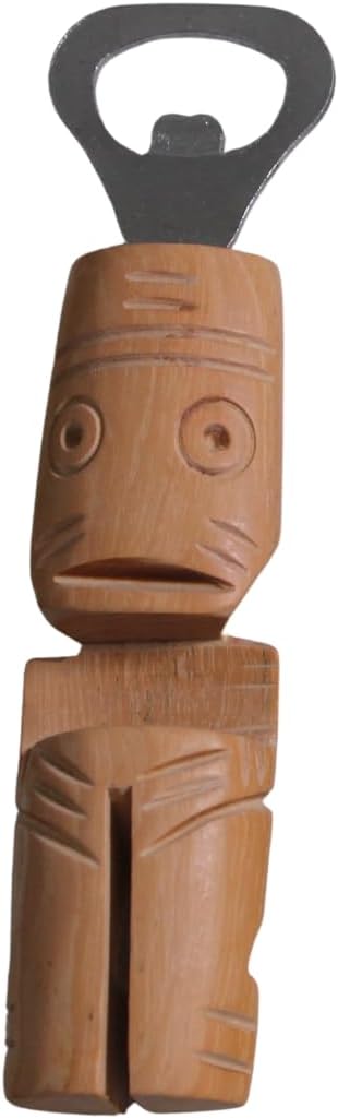 Ouvre-bouteille en bois taïno | Amazon