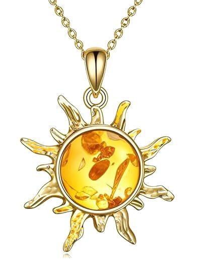 Collana con Sole Larimar | Amazon