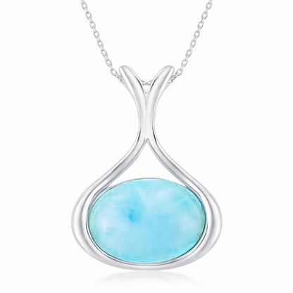 Larimar Pendant Necklace 925 Silver | Amazon