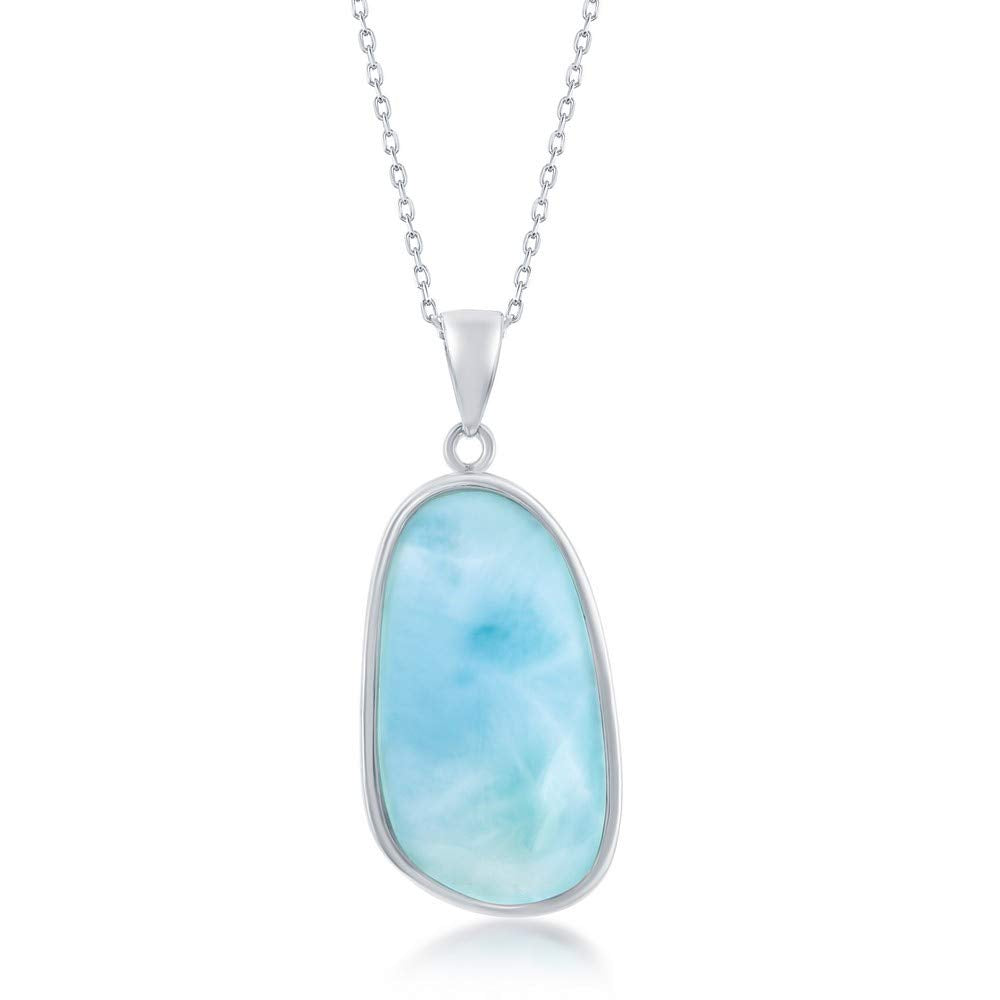 Larimar Pendant Necklace 925 Silver | Amazon