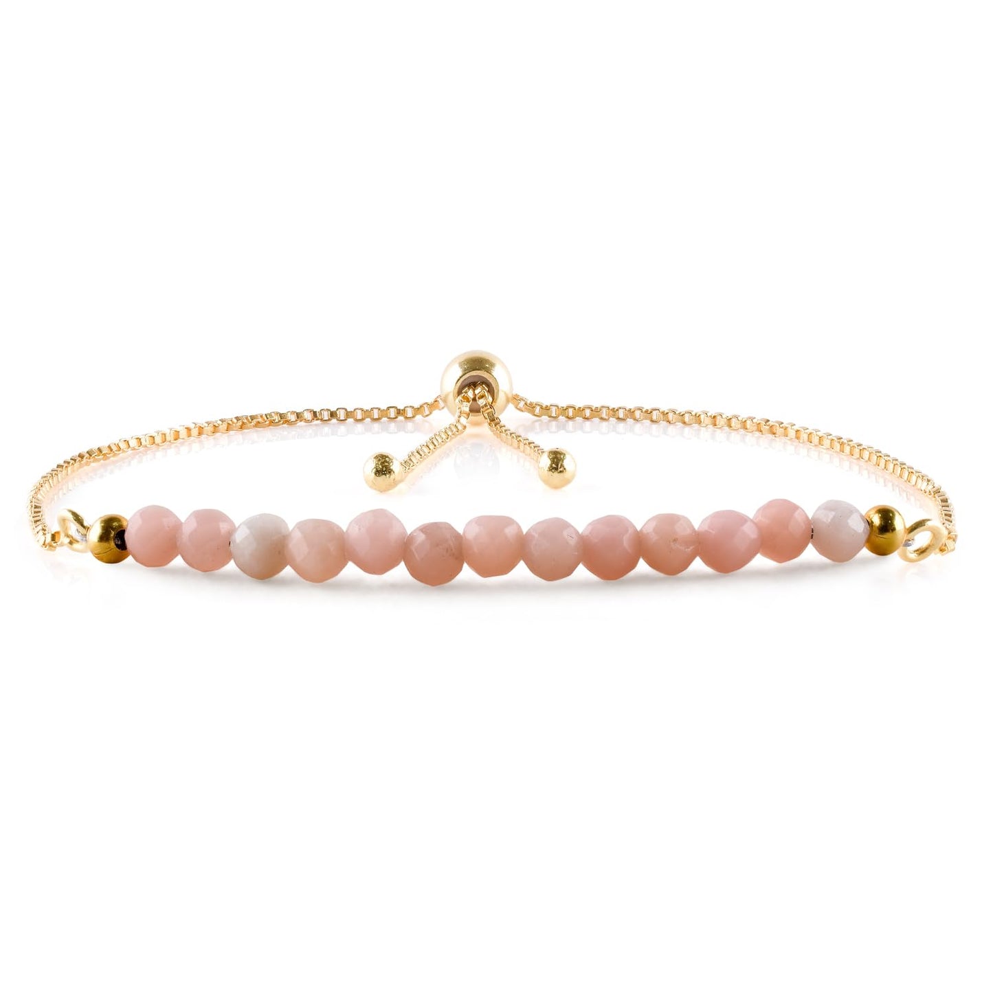 Bracelet coulissant Larimar doré | Amazon