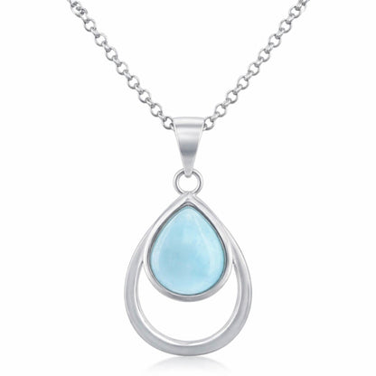 Larimar Pendant Necklace 925 Silver | Amazon