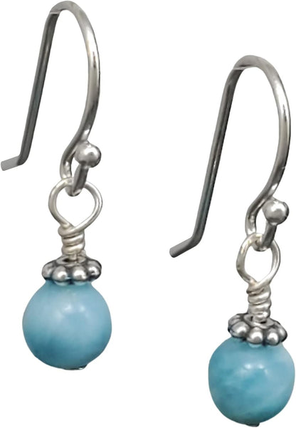 Larimar Beaded Drop Earrings | Amazon
