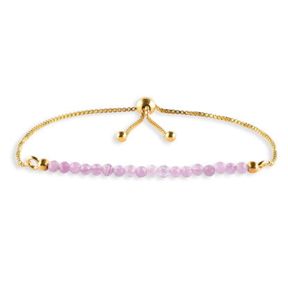 Bracelet coulissant Larimar doré | Amazon