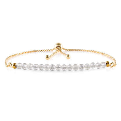 Bracelet coulissant Larimar doré | Amazon