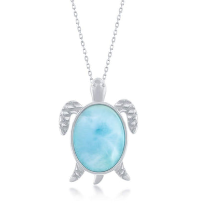 Collana con Palma di Larimar in Argento 925 | Amazon