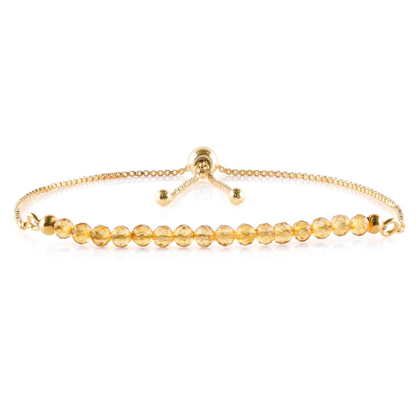 Bracelet coulissant Larimar doré | Amazon