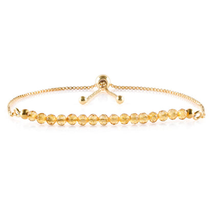 Bracelet coulissant Larimar doré | Amazon