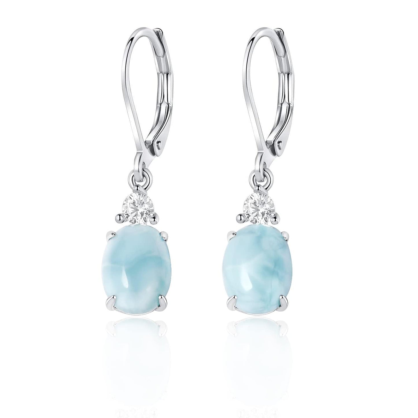 Larimar Dangle Earrings 925 Silver | Amazon