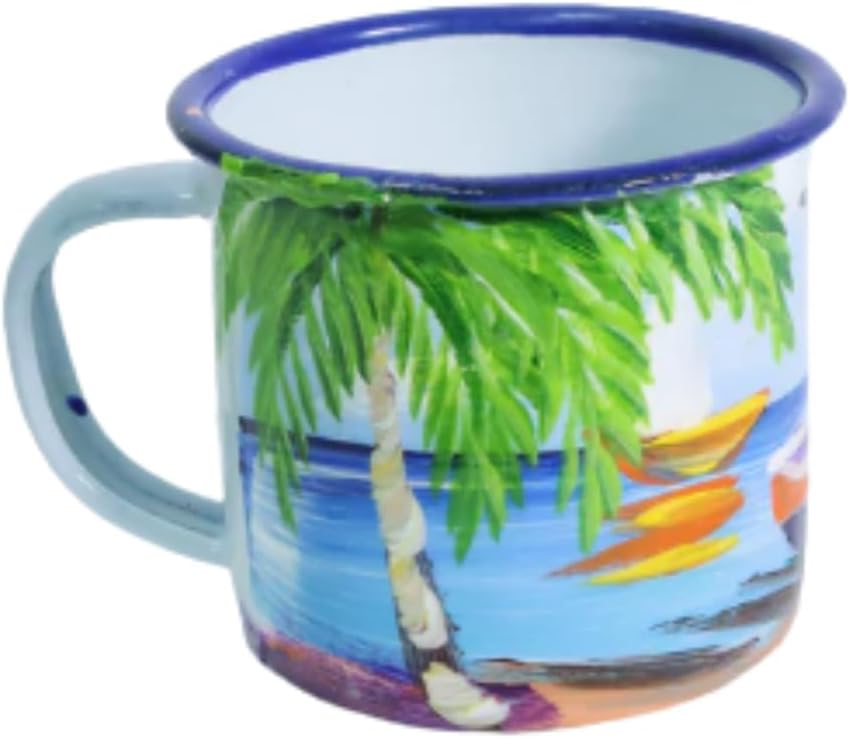 Dominican Hand-Painted Mug – Assorted Designs | Amazon