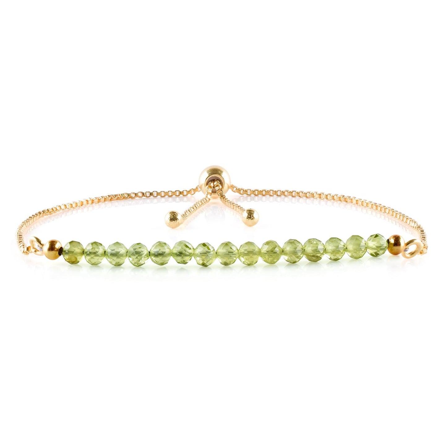 Bracelet coulissant Larimar doré | Amazon