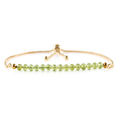 Bracelet coulissant Larimar doré | Amazon