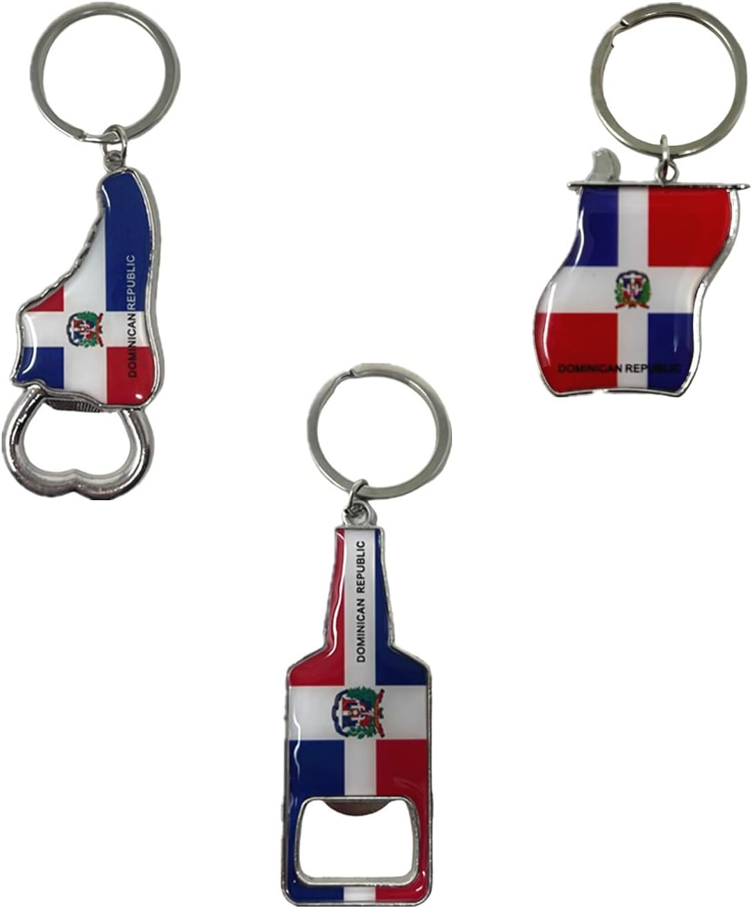 Lot de 8 porte-clés dominicains | Amazon