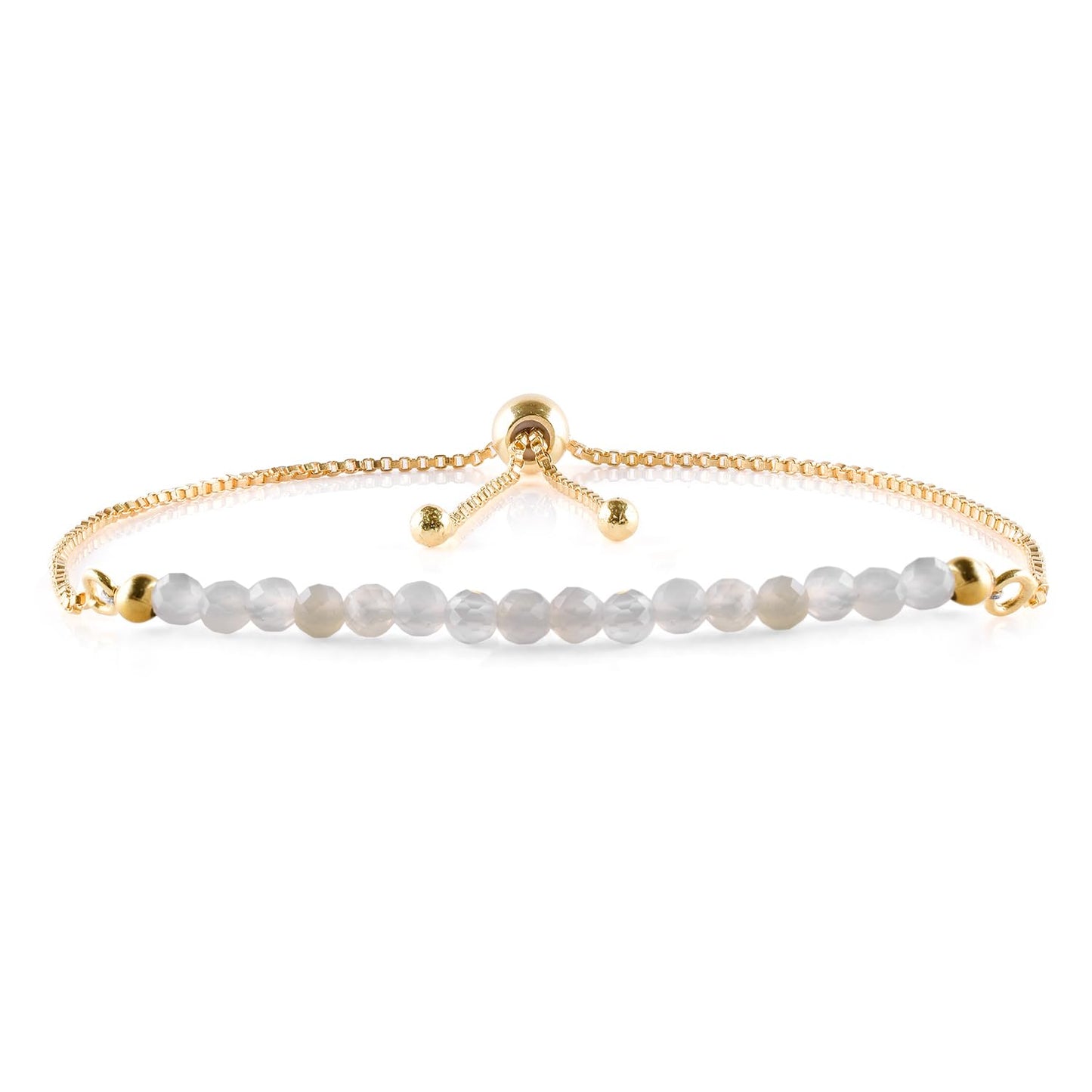 Bracelet coulissant Larimar doré | Amazon