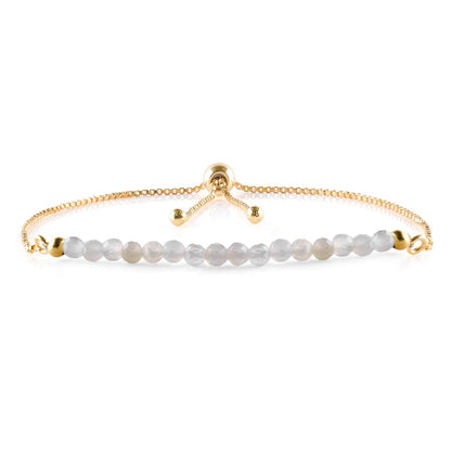 Bracelet coulissant Larimar doré | Amazon