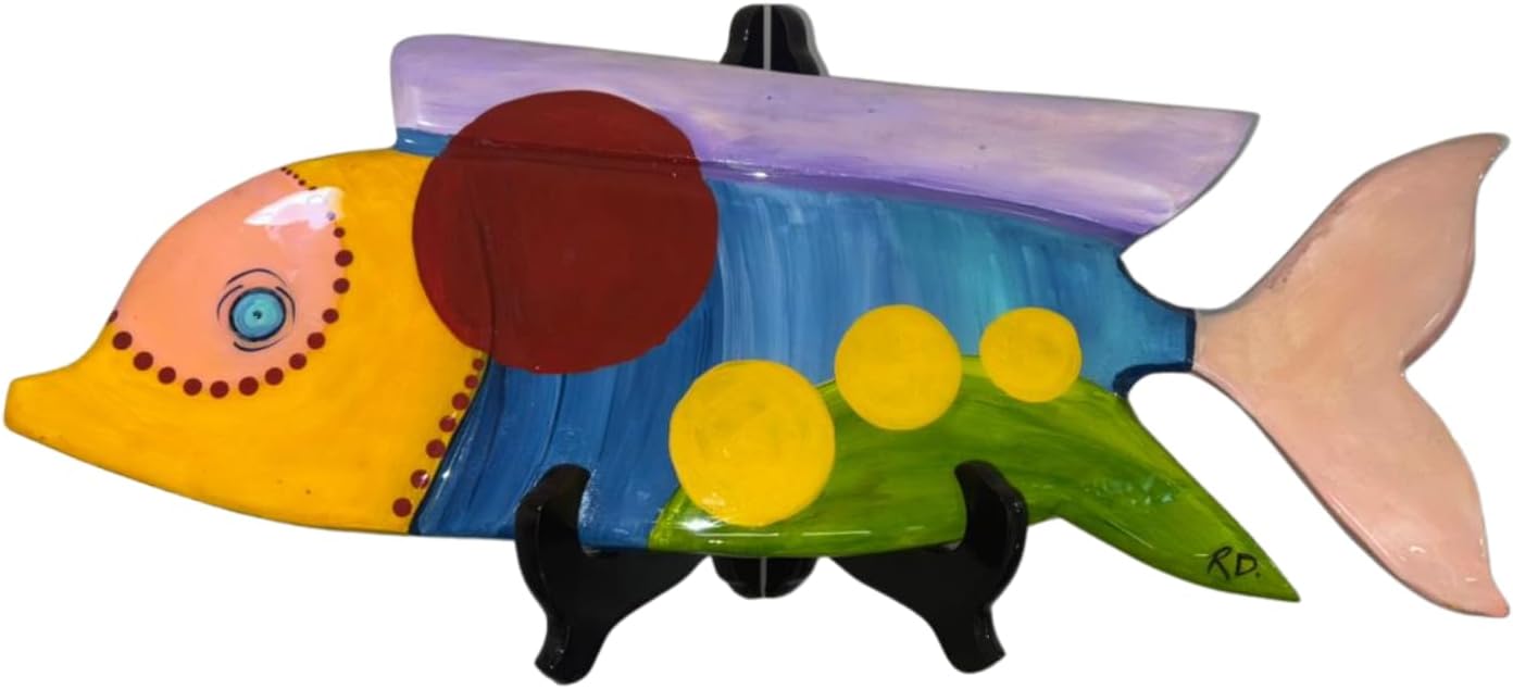 Dominican Hand Painted Guayacán Fish – Wood Decor | Amazon