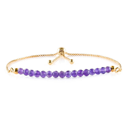 Bracelet coulissant Larimar doré | Amazon