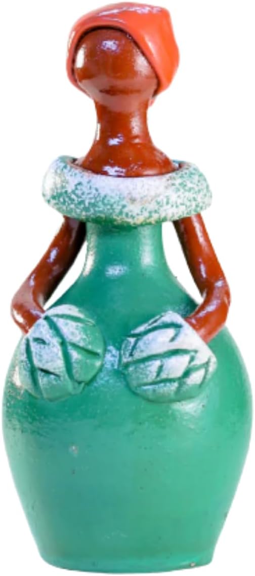 Figurine de femme dominicaine fabriquée à la main | Amazon