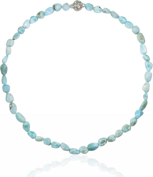 Collana con Perline Larimar 18” | Amazon