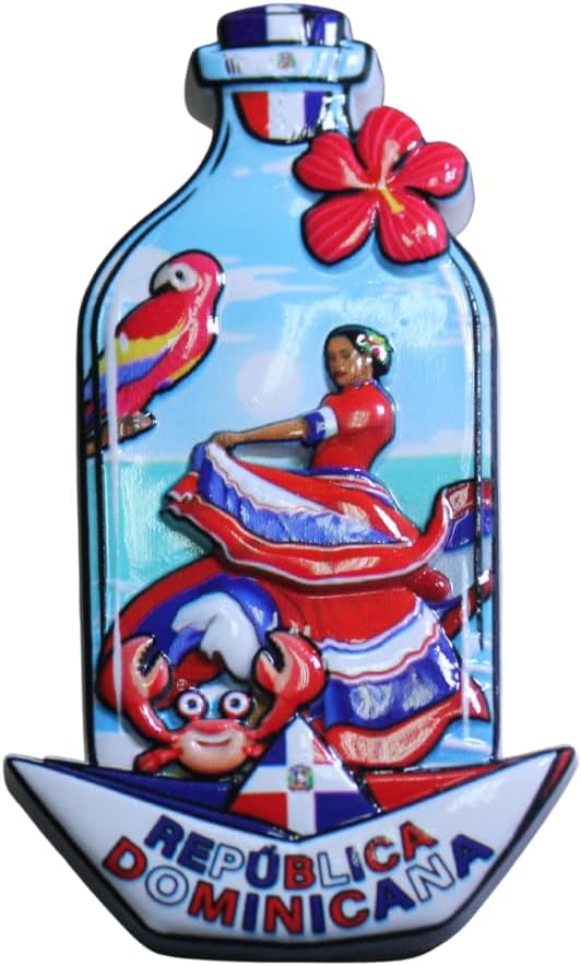 Dominican Resin Fridge Magnet | Amazon