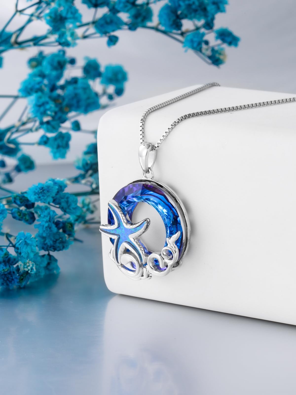 Collana con Tartaruga di Larimar | Amazon