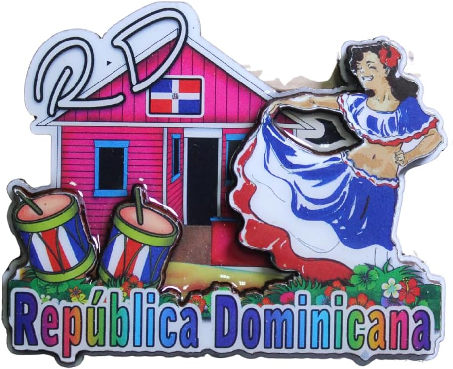 Dominican Resin Fridge Magnet | Amazon