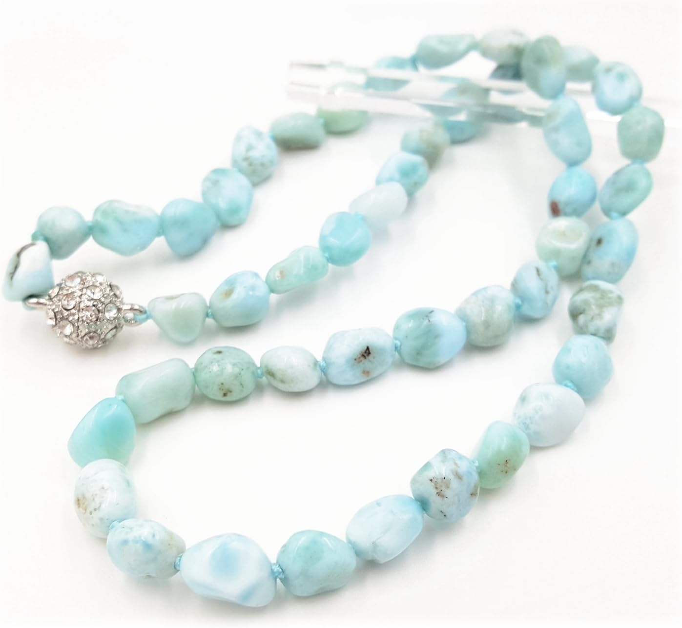 Collana con Perline Larimar 18” | Amazon