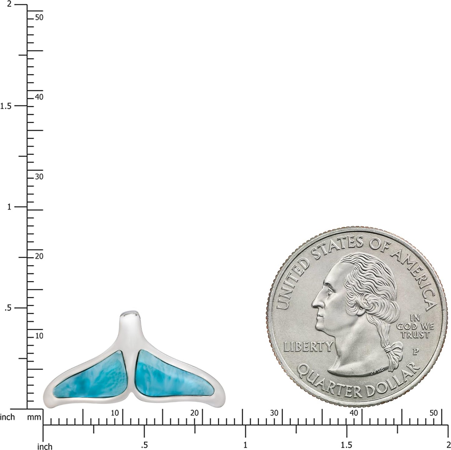 Collana con Coda di Balena di Larimar | Amazon