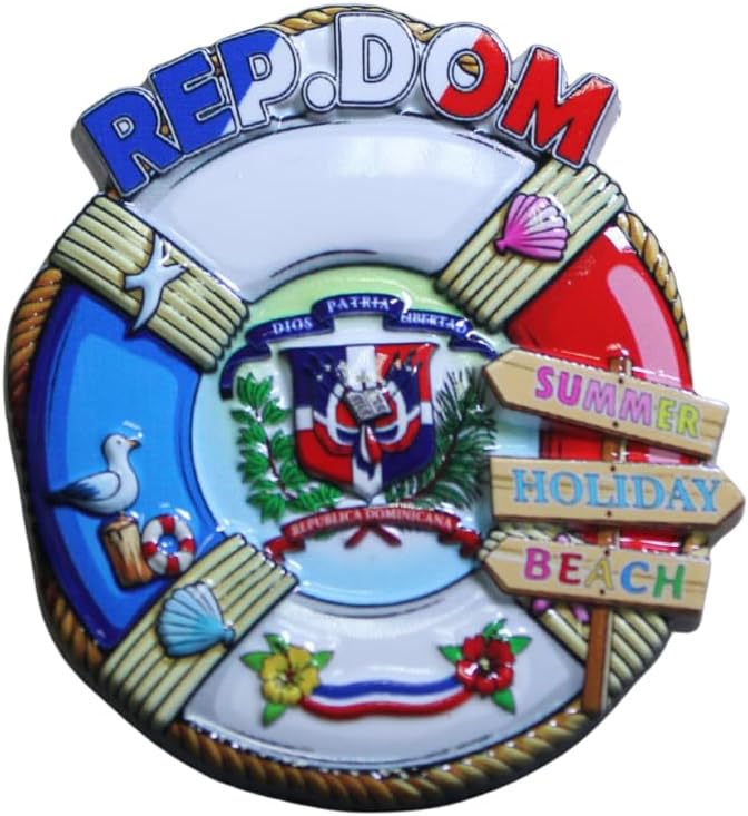 Dominican Resin Fridge Magnet | Amazon