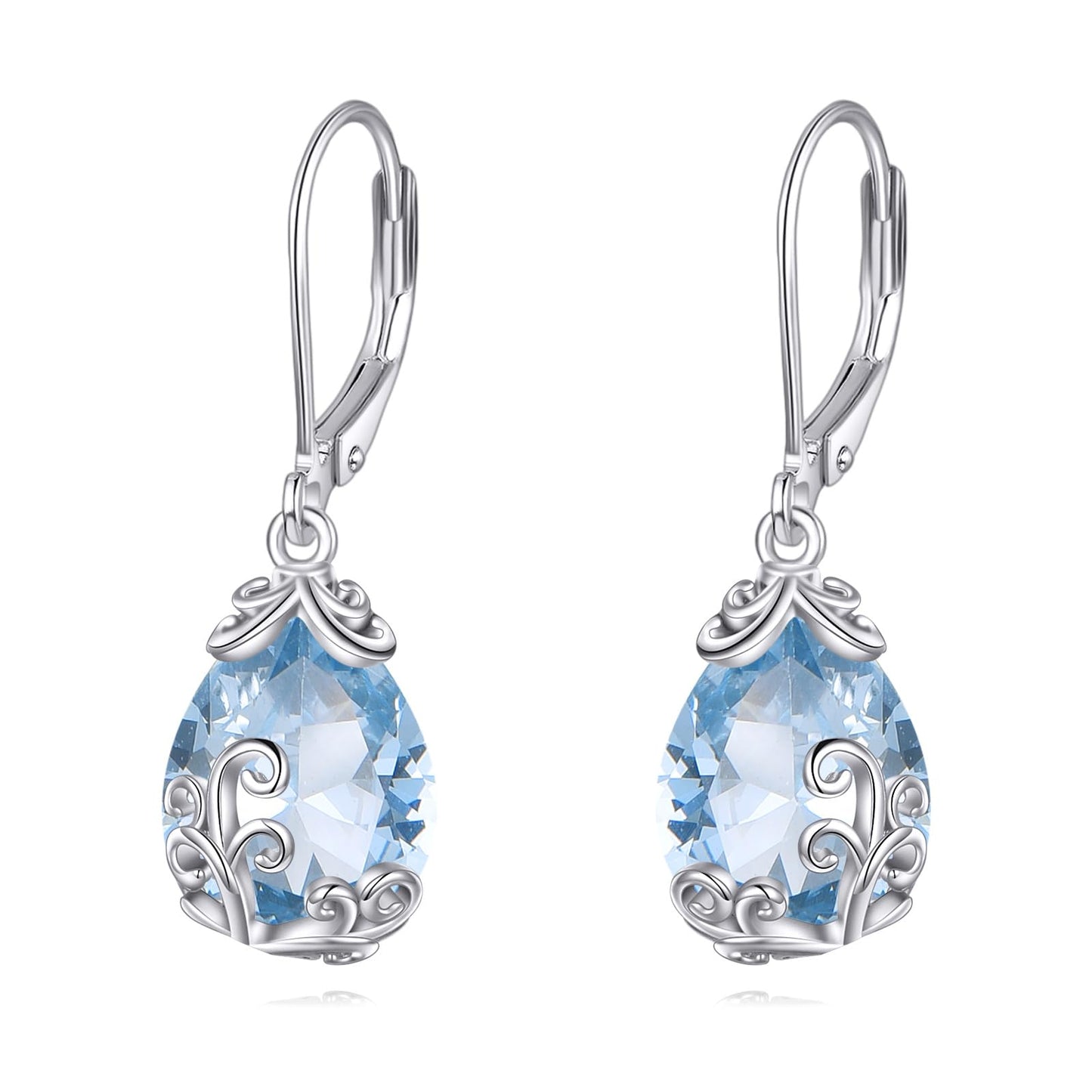 Larimar Teardrop Earrings 925 Silver | Amazon