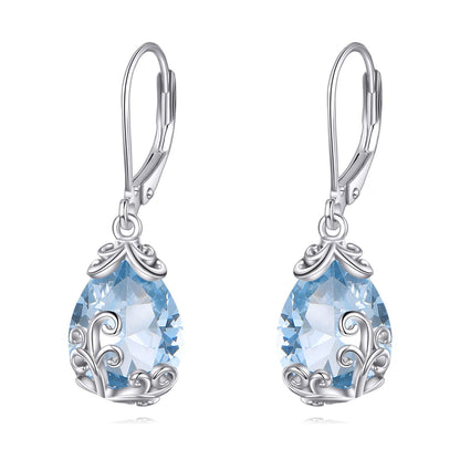 Larimar Teardrop Earrings 925 Silver | Amazon
