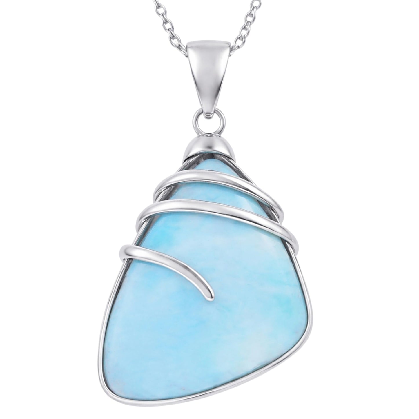 Larimar Pendant Necklace 925 Silver | Amazon