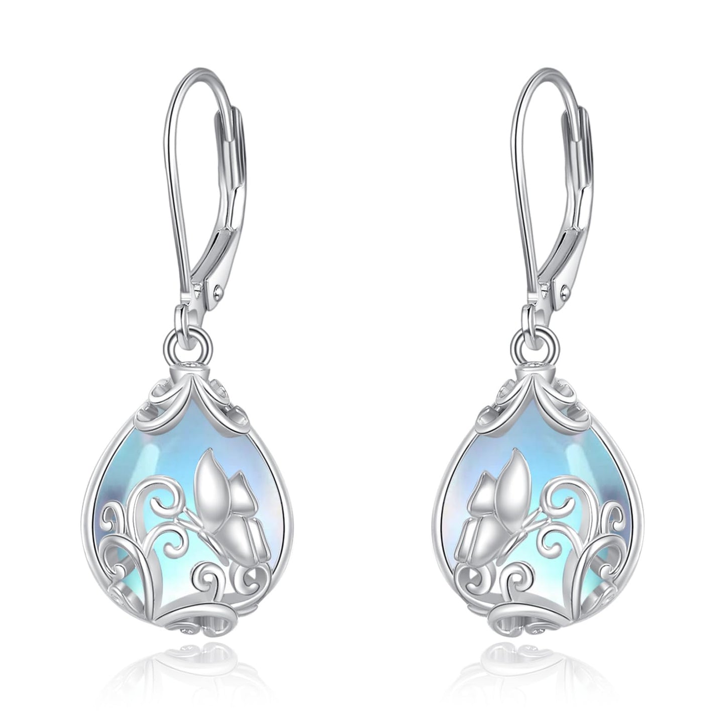 Larimar Teardrop Earrings 925 Silver | Amazon