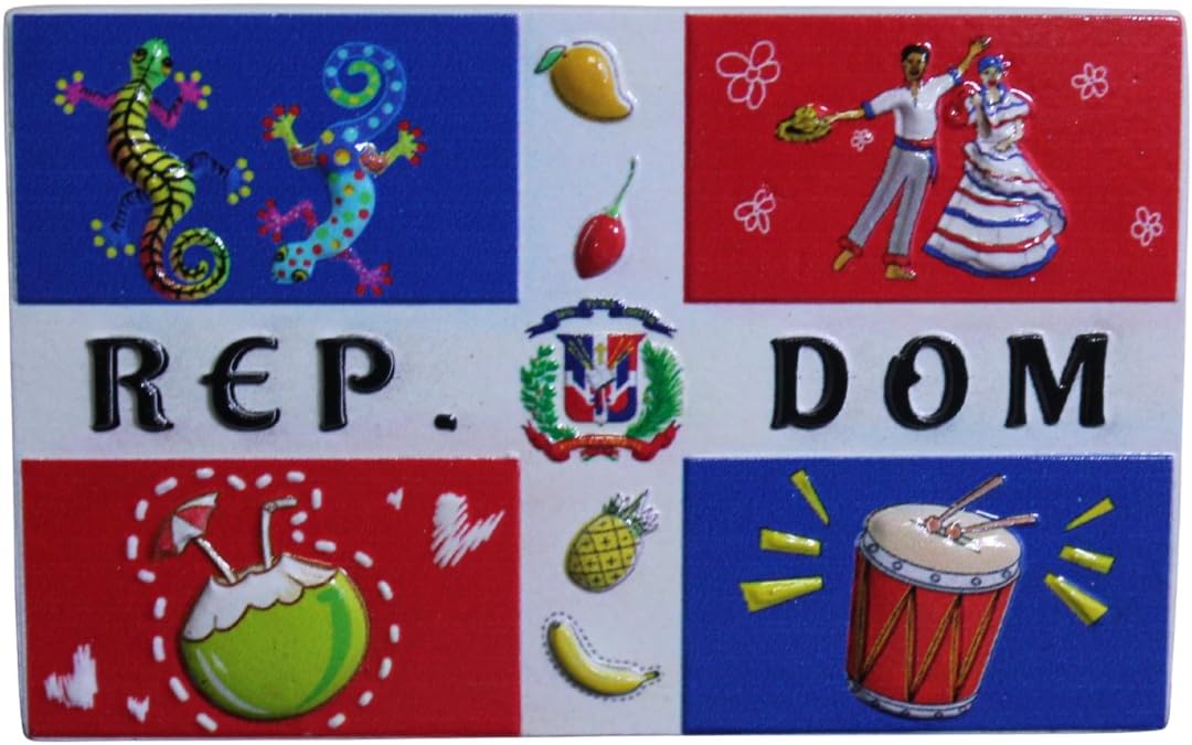 Dominican Resin Fridge Magnet | Amazon