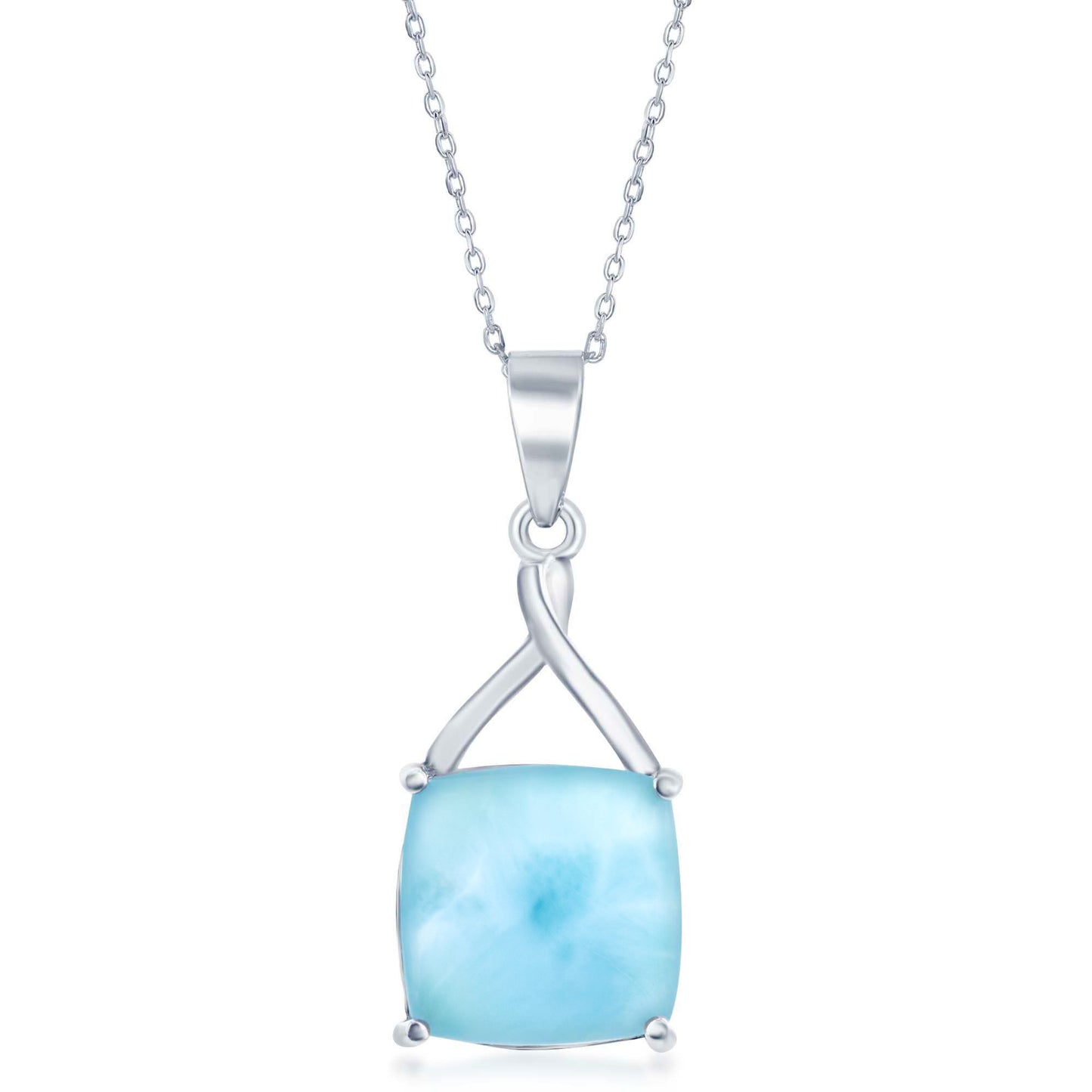Collana Larimar a Taglio Cuscino | Amazon